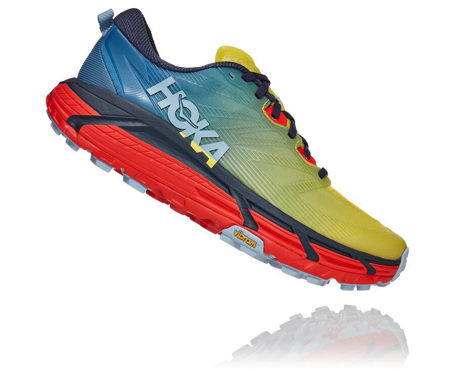 Chaussure Trail Hoka One One Mafate Speed 3 Homme - Bleu - NRI-253918